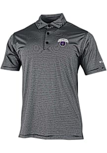 Columbia Central Arkansas Bears Mens Black Double Hit Polo Short Sleeve Polo