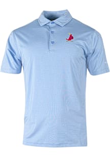 Columbia St Louis Cardinals Mens White Double Hit Polo Short Sleeve Polo