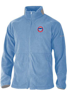 Columbia Chicago Cubs Mens White Everest Ridge Fleece Medium Weight Jacket