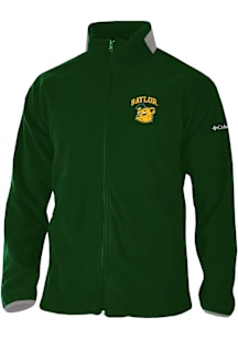 Columbia Baylor Bears Mens Green Everest Ridge Fleece Medium Weight Jacket
