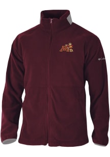 Mens Minnesota Golden Gophers Maroon Columbia Everest Ridge Fleece Medium Weight Jacket