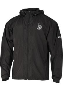 Mens Cincinnati Bearcats Black Columbia Prodigy Windbreaker Light Weight Jacket
