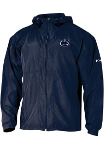 Mens Penn State Nittany Lions Navy Blue Columbia Prodigy Windbreaker Light Weight Jacket