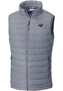 Columbia Minnesota Wild Mens Grey Heat Seal Powder Lite Vest Sleeveless Jacket