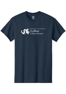 Drexel Dragons Navy Blue Summit Sportswear Bennett S LeBow College of Business Short Sleeve T Shir..