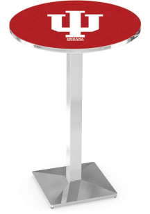 Indiana Hoosiers Chrome Square Base Pub Table
