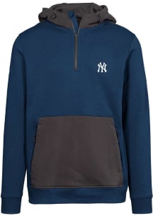 Levelwear New York Yankees Mens Navy Blue Chicane Long Sleeve Hoodie