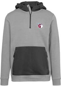 Levelwear Cleveland Guardians Mens Grey Chicane Long Sleeve Hoodie