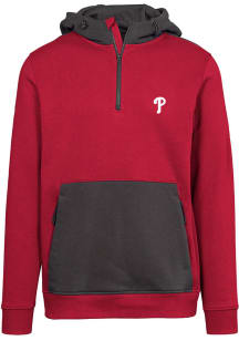 Levelwear Philadelphia Phillies Mens Red Chicane Long Sleeve Hoodie