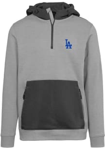 Levelwear Los Angeles Dodgers Mens Grey Chicane Long Sleeve Hoodie