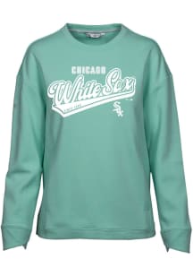 Levelwear Chicago White Sox Womens Green Fiona Sweep Crew Sweatshirt
