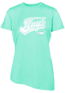 Levelwear Tampa Bay Rays Womens Green BIRCH Sweep Short Sleeve T-Shirt