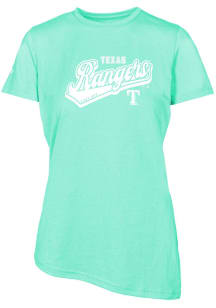 Levelwear Texas Rangers Womens Green BIRCH Sweep Short Sleeve T-Shirt