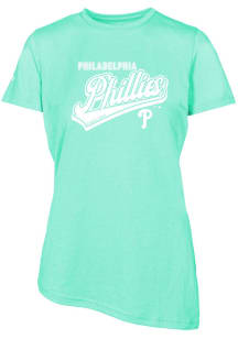 Levelwear Philadelphia Phillies Womens Green BIRCH Sweep Tank Top