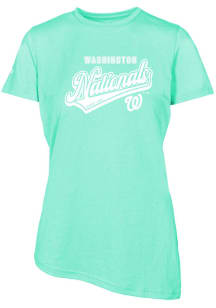 Levelwear Washington Nationals Womens Green BIRCH Sweep Tank Top