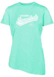 Levelwear Arizona Diamondbacks Womens Green BIRCH Sweep Short Sleeve T-Shirt