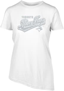 Levelwear Toronto Blue Jays Womens White BIRCH Sweep Tank Top