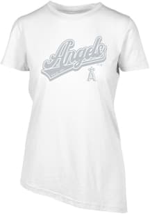 Levelwear Los Angeles Angels Womens White BIRCH Sweep Short Sleeve T-Shirt