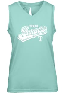 Levelwear Texas Rangers Womens Green Paisley Sweep Tank Top