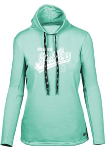 Levelwear Boston Red Sox Womens Green LOOP Sweep Long Sleeve Pullover