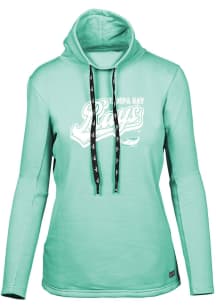Levelwear Tampa Bay Rays Womens Green LOOP Sweep Long Sleeve Pullover