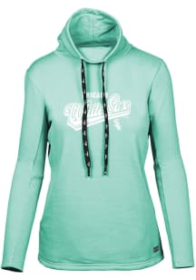 Levelwear Chicago White Sox Womens Green LOOP Sweep Long Sleeve Pullover