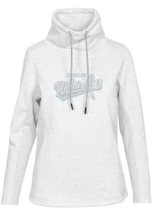 Levelwear Chicago White Sox Womens White LOOP Sweep Long Sleeve Pullover