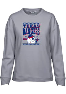Levelwear Texas Rangers Womens Grey Fiona Inaugural Crew Sweatshirt