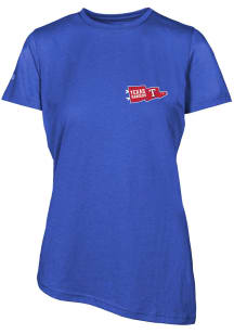 Levelwear Texas Rangers Womens Blue BIRCH Rafters Short Sleeve T-Shirt