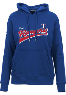 Levelwear Texas Rangers Womens Blue ADORN Vintage Team Hooded Sweatshirt