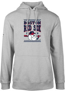 Levelwear Boston Red Sox Mens Grey PODIUM Inaugural Long Sleeve Hoodie