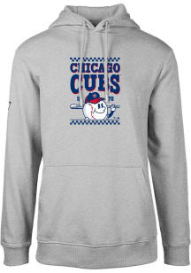 Levelwear Chicago Cubs Mens Grey PODIUM Inaugural Long Sleeve Hoodie