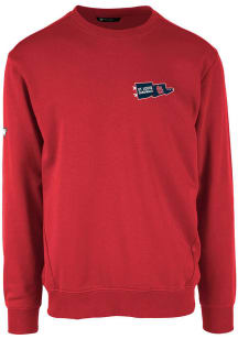 Levelwear St Louis Cardinals Mens Red ZANE Rafters Long Sleeve Crew Sweatshirt