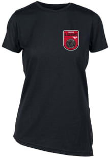 Levelwear Chicago Blackhawks Womens Black Birch Retro Patch Short Sleeve T-Shirt