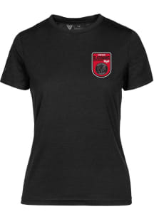 Levelwear Chicago Blackhawks Womens Black Maddox Retro Patch Short Sleeve T-Shirt