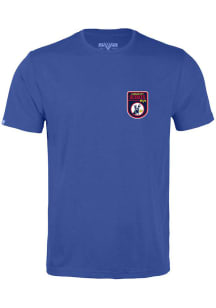 Levelwear Kansas City Scouts Blue Richmond Retro Patch Short Sleeve T Shirt