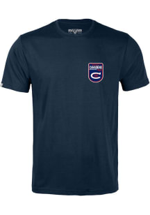 Levelwear Montreal Canadiens Navy Blue Richmond Retro Patch Short Sleeve T Shirt