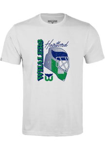 Levelwear Hartford Whalers White Richmond Retro Netminder Short Sleeve T Shirt