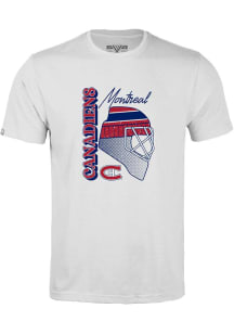 Levelwear Montreal Canadiens White Richmond Retro Netminder Short Sleeve T Shirt