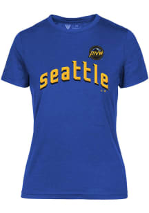 Levelwear Seattle Mariners Womens Blue Maddox City Connect Short Sleeve T-Shirt