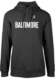 Levelwear Baltimore Orioles Mens Black PODIUM Logo City Connect Long Sleeve Hoodie