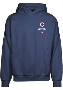 Levelwear Chicago Cubs Mens Navy Blue Contact Baseline City Connect Long Sleeve Hoodie