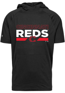 Levelwear Cincinnati Reds Black PHASE No Hitter City Connect Short Sleeve Hoods