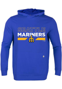 Levelwear Seattle Mariners Mens Blue RELAY No Hitter City Connect Long Sleeve Hoodie