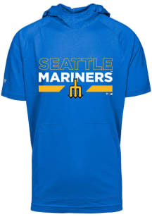 Levelwear Seattle Mariners Blue PHASE No Hitter City Connect Short Sleeve Hoods