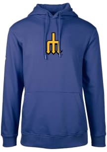 Levelwear Seattle Mariners Mens Blue PODIUM City Connect Long Sleeve Hoodie