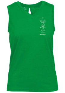 Levelwear Arizona Diamondbacks Womens Green Paisley Clover Tank Top