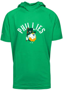 Levelwear Philadelphia Phillies Green PHASE Clover Short Sleeve Hoods