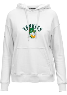 Levelwear New York Yankees Womens White ADORN Clover Hooded Sweatshirt