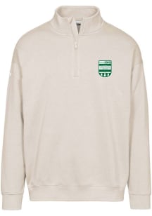 Levelwear Toronto St. Pats Mens Tan Murray Retro Patch Long Sleeve 1/4 Zip Pullover